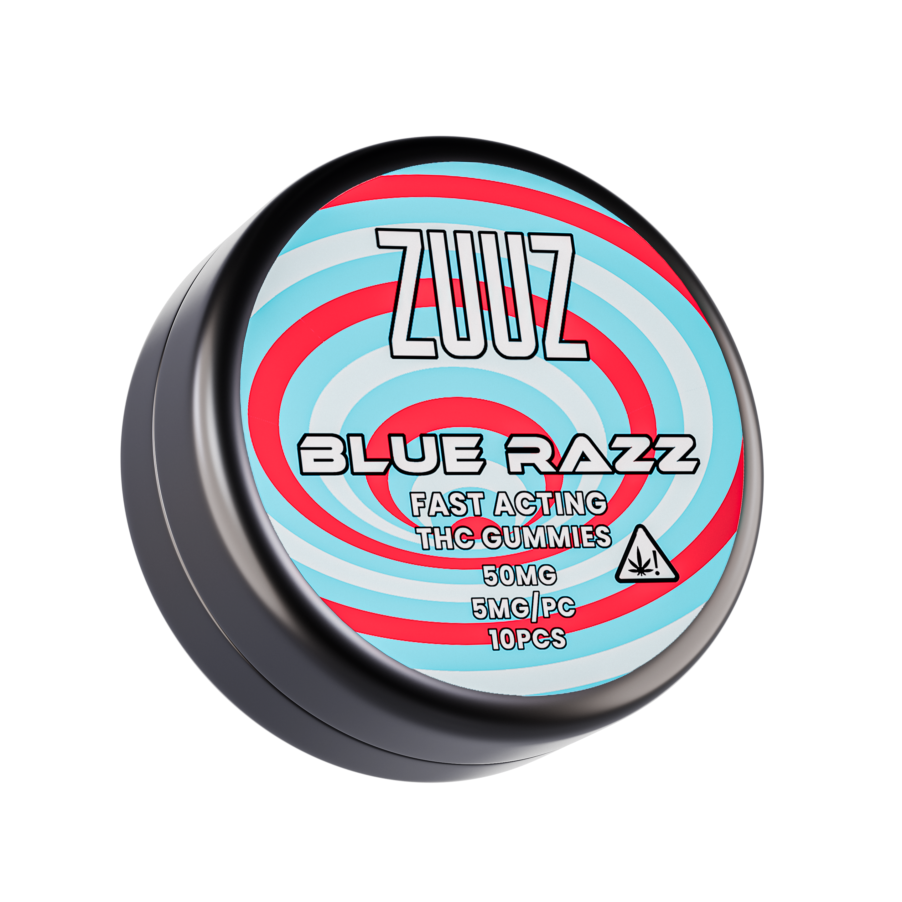 Blue Razz Delta-9 THC Gummies